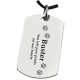 Pet Print Jewelry: Stainless Steel Dog Tag Noseprint -  - NP-SSP0003