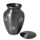 Pet Urns: Pawprints Classic Grey, Medium -  - 1679D