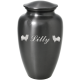 Pet Urns: Simple Gray Urn, Large -  - 8290A