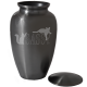 Pet Urns: Simple Gray Urn, Large -  - 8290A
