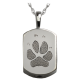 Petite Dog Tag Pawprint Jewelry -  - PP-3542/b