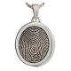 Petite Oval Fingerprint Jewelry -  - FP-3543/3561b