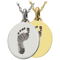 Petite Oval Footprint Jewelry