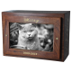 Photo Wood Cat Urn Slider -  - SWH-012 slide