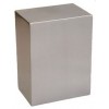 Pristine Stainless Steel Cube Urn - Sheet Metal Pristine Stainless Steel Cube Urn - Sheet Metal