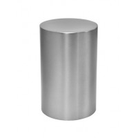 Stainless Steel Sleek/Seamless Round Cylinder Adult Cremation Urn - Sheet Metal Stainless Steel Sleek/Seamless Round Cylinder Adult Cremation Urn - Sheet Metal