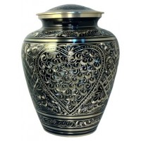 Etched Ebony Collection Urns