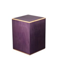 Adult Box Wood Grain Box Urn (4 Colors)