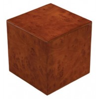 Burlwood Cube Urn