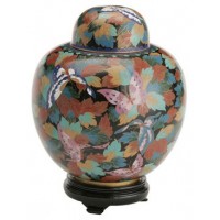 Butterfly Cloisonne Urn (6 Options)