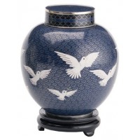 Dove Cloisonne Urn (5 Options)