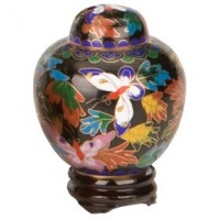 Butterfly Cloisonne Keepsake Urn (2 Sizes)
