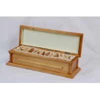 Metal Burgundy Adult Cremation Urn for Holding Ashes