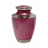 Mother of Pearl Pink Adult Cremation Urn for Holding Ashes