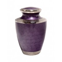 Mother of Pearl Purple Adult Cremation Urn for Holding Ashes