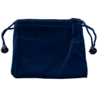 Blue Velvet Bag for Keepsake Cremation Urns