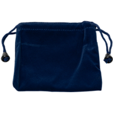Blue Velvet Bag for Keepsake Cremation Urns