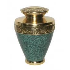 Green Patina Cremation Urn for Holding Ashes
