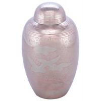 Brass Going Home Pink Adult Cremation Urn for Holding Ashes