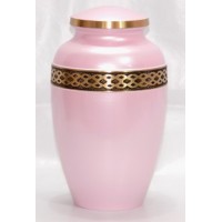 Pearl Pink Adult Cremation Urn for Holding Ashes