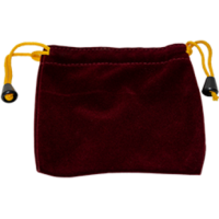 Burgundy Velvet Bag for Keepsake Cremation Urns