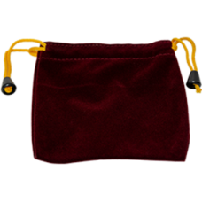 Burgundy Velvet Bag for Keepsake Cremation Urns