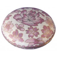 Pink Floral Remeberance Jewelry Keepsake Dish