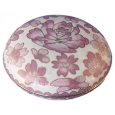 Pink Floral Remeberance Jewelry Keepsake Dish