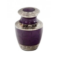 Mother of Pearl Purple Miniature Urn