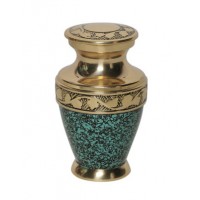 Green Patina Miniature Keepsake Urn