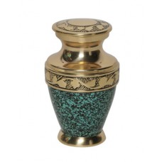 Green Patina Miniature Keepsake Urn
