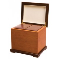 Harmony Companion Memorial Wooden Cremation Urn for Holding Ashes Remembrance Chest