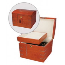 Sunrise Treasure Memorial Wooden Cremation Urn for Holding Ashes Remembrance Chest
