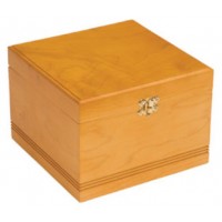 Pine Box Memorial Wooden Cremation Urn for Holding Ashes Remembrance Chest
