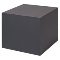 Gray Simplicity Wood Cube Urn for Holding Ashes
