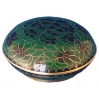 Forest Green Remeberance Jewelry Keepsake Dish
