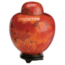 Fall Leaf Companion Urn
