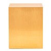 Bronze Seamless Sheet Cube Metal Cremation Urn for Ashes