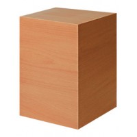 Light Brown Fiberboard Box Style Cremation Urn Box (L)