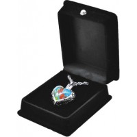 Tapestry Heart Cremation Urn Pendant Jewelry