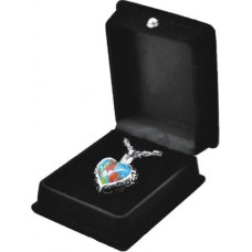 Tapestry Heart Cremation Urn Pendant Jewelry
