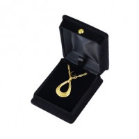 Gold Raindrop Cremation Urn Pendant Jewelry