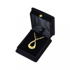 Gold Raindrop Cremation Urn Pendant Jewelry