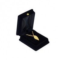 Gold Leaf Cremation Urn Pendant Jewelry