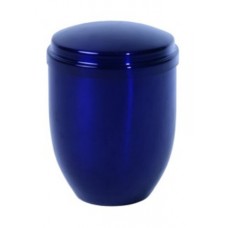 Metal Royal Blue Adult Cremation Urn for Holding Ashes