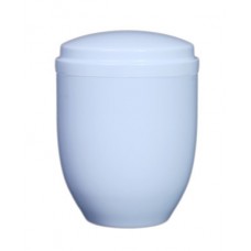 Metal White Adult Cremation Urn for Holding Ashes