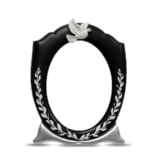 Peace Dove Resin Picture Frame