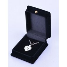 Heart - Double Heart in White Cremation Pendant