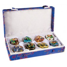 Assorted 8 Pieces Cloisonne Urn for Holding Cremains - Capsules