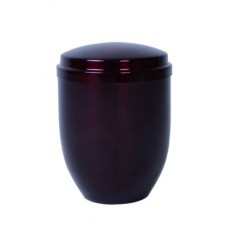 Metal Burgundy Keepsake Cremation Urn